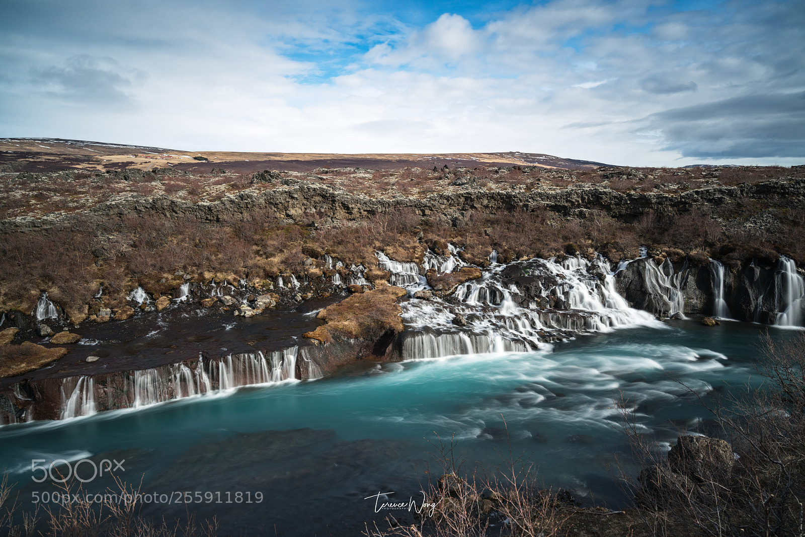Sony a7R II sample photo. Hraunfossar photography