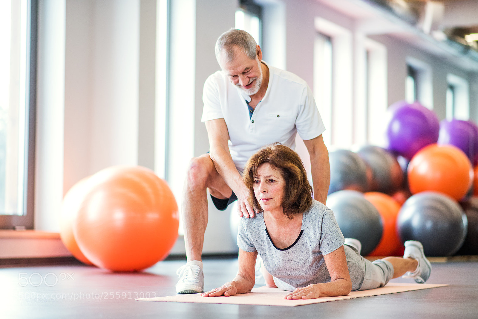 Nikon D5 sample photo. Senior physiotherapist working with photography