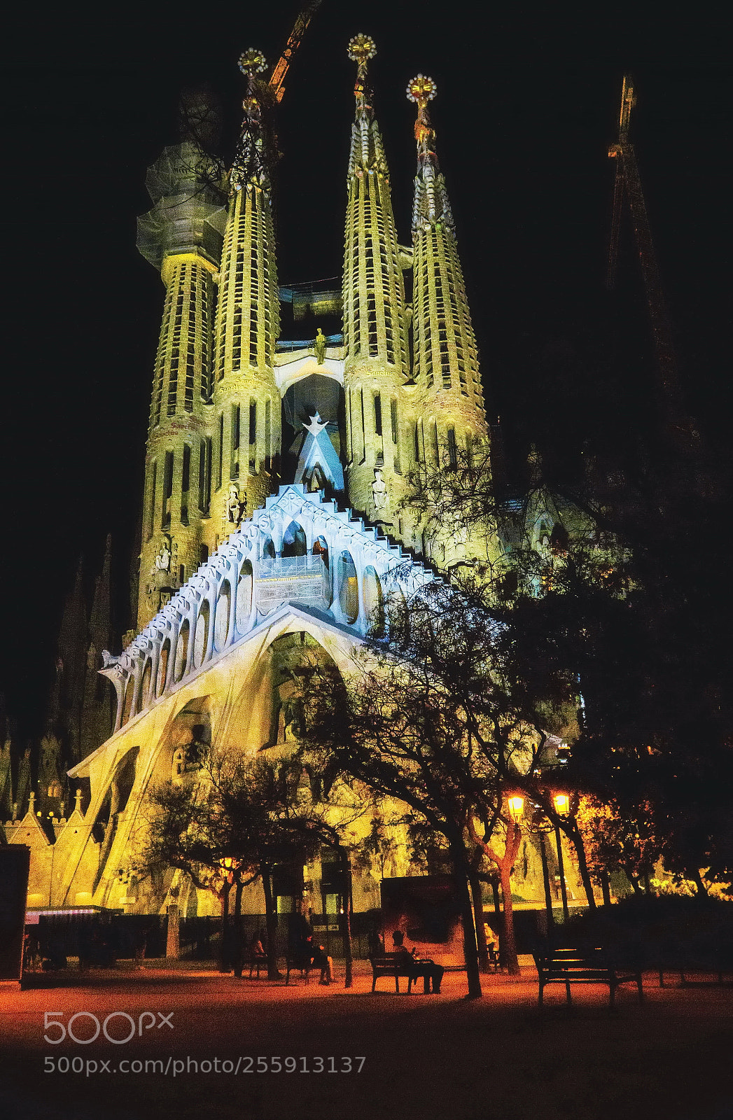 Canon EOS 60D sample photo. Night barcelona photography