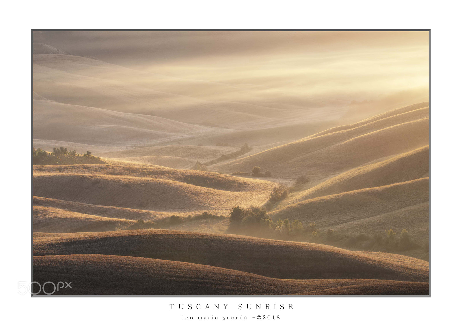 Nikon D810 sample photo. Tuscany sunrise photography