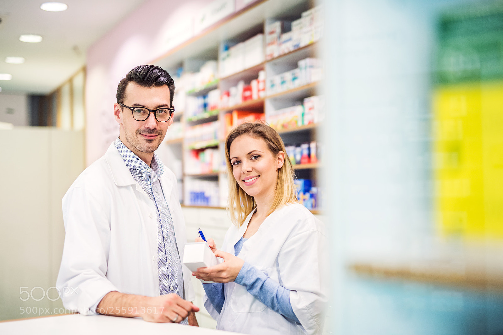 Nikon D5 sample photo. Two pharmacists working in photography