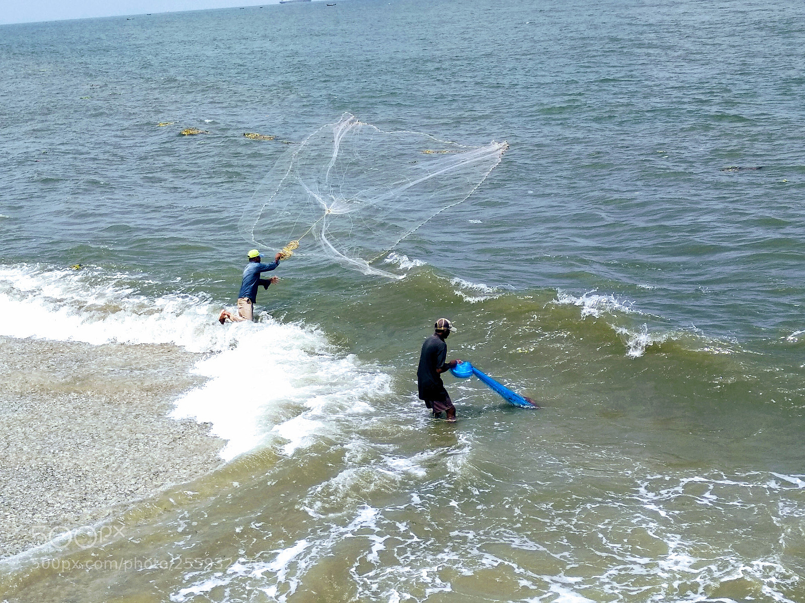 Xiaomi Mi A1 sample photo. Fishermen on the beach! photography