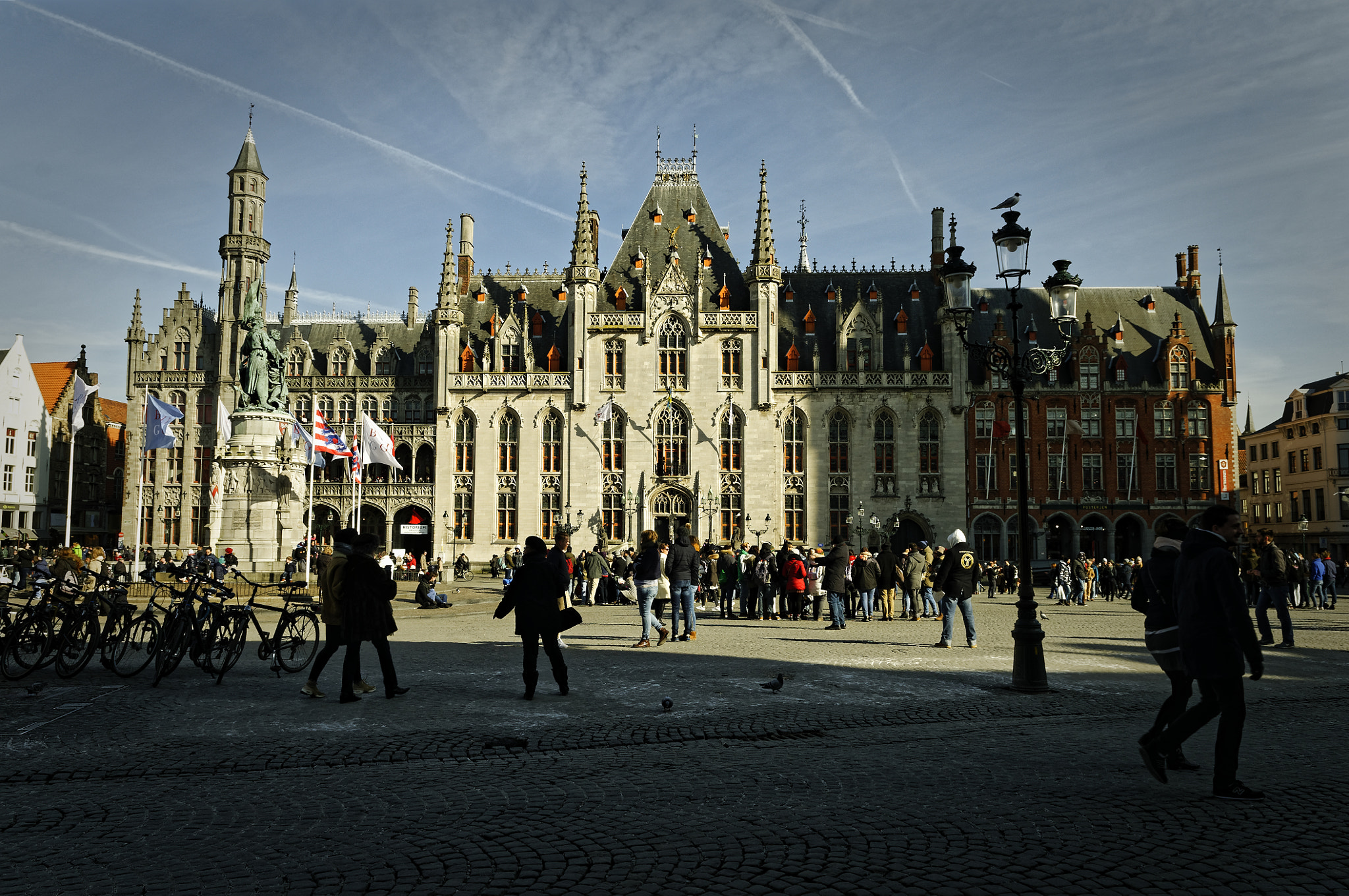 Nikon D300 sample photo. Hôtel de ville de bruges photography