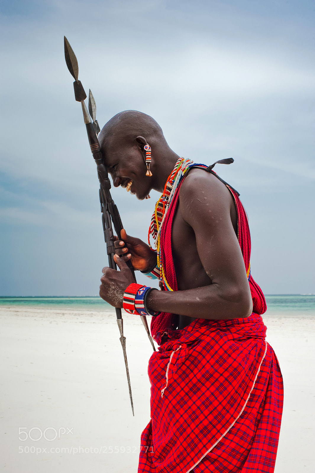 Nikon D700 sample photo. Portrait of a maasai photography