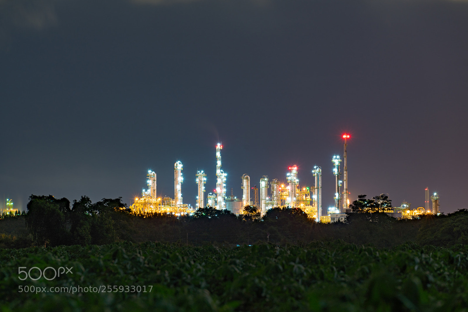 Sony a7R III sample photo. Factory twilight photography