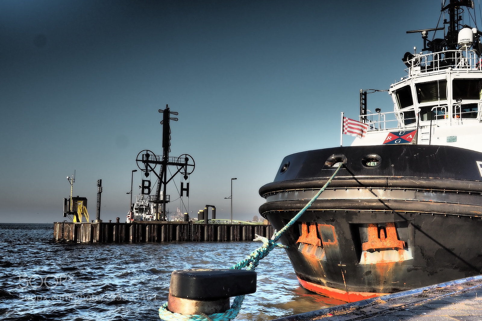 Olympus OM-D E-M5 II sample photo. Harbor photography