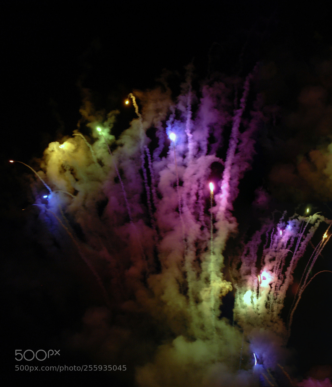 Nikon D80 sample photo. Abstract fireworks photography
