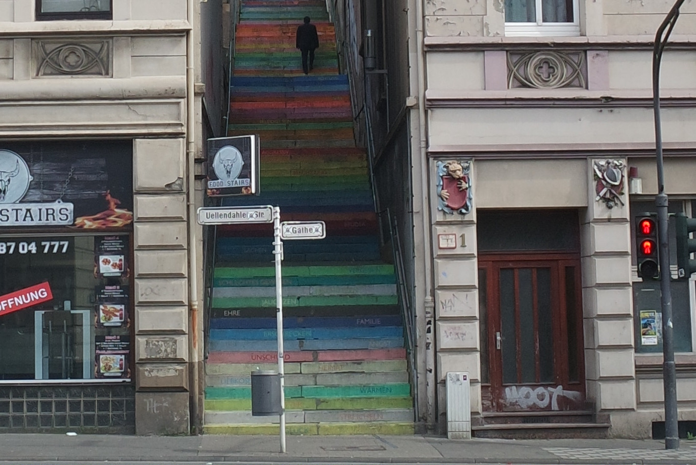 Samsung NX mini sample photo. Stairs in wuppertal photography