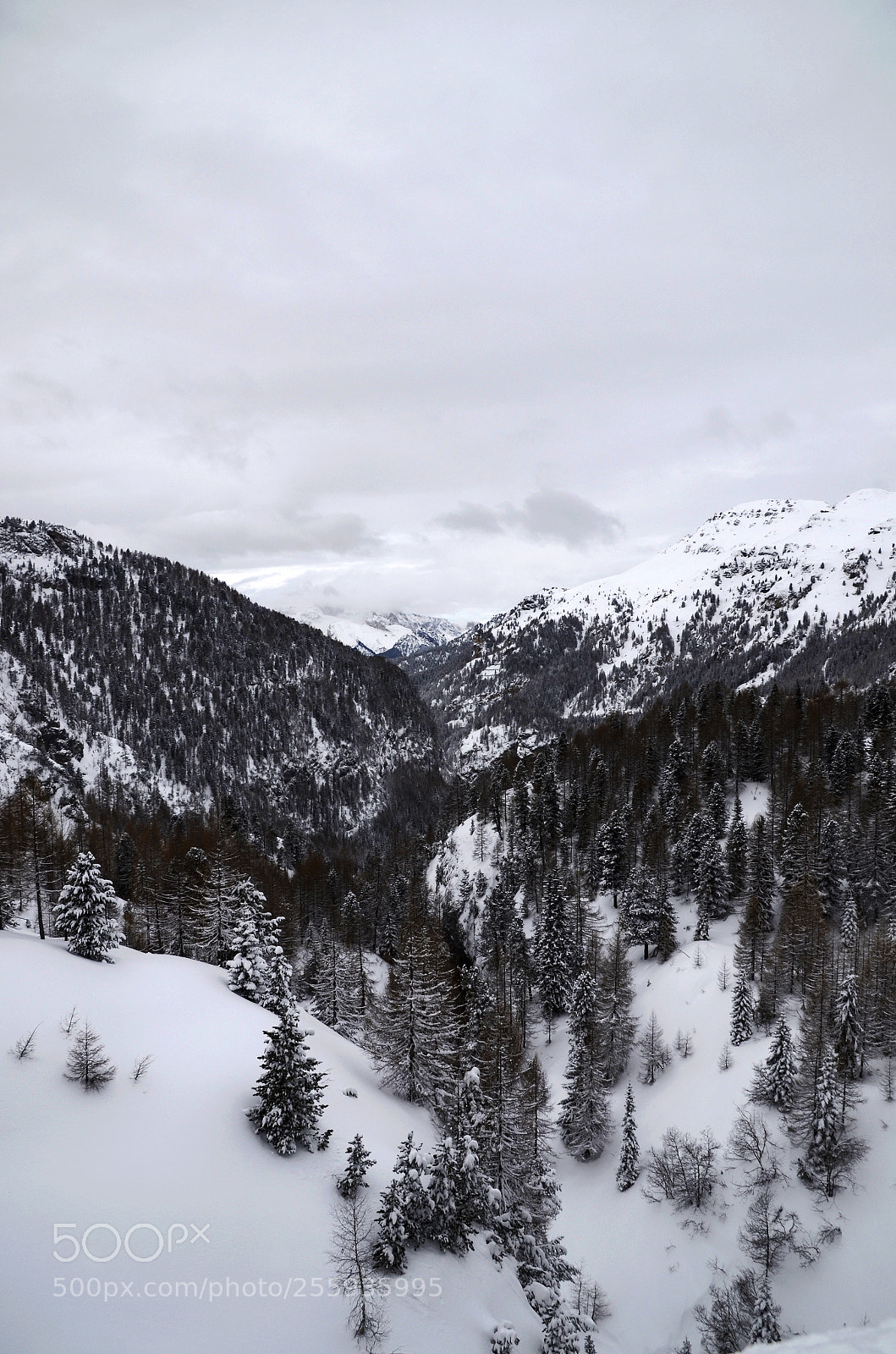 Nikon D7000 sample photo. View from fedaia dam photography