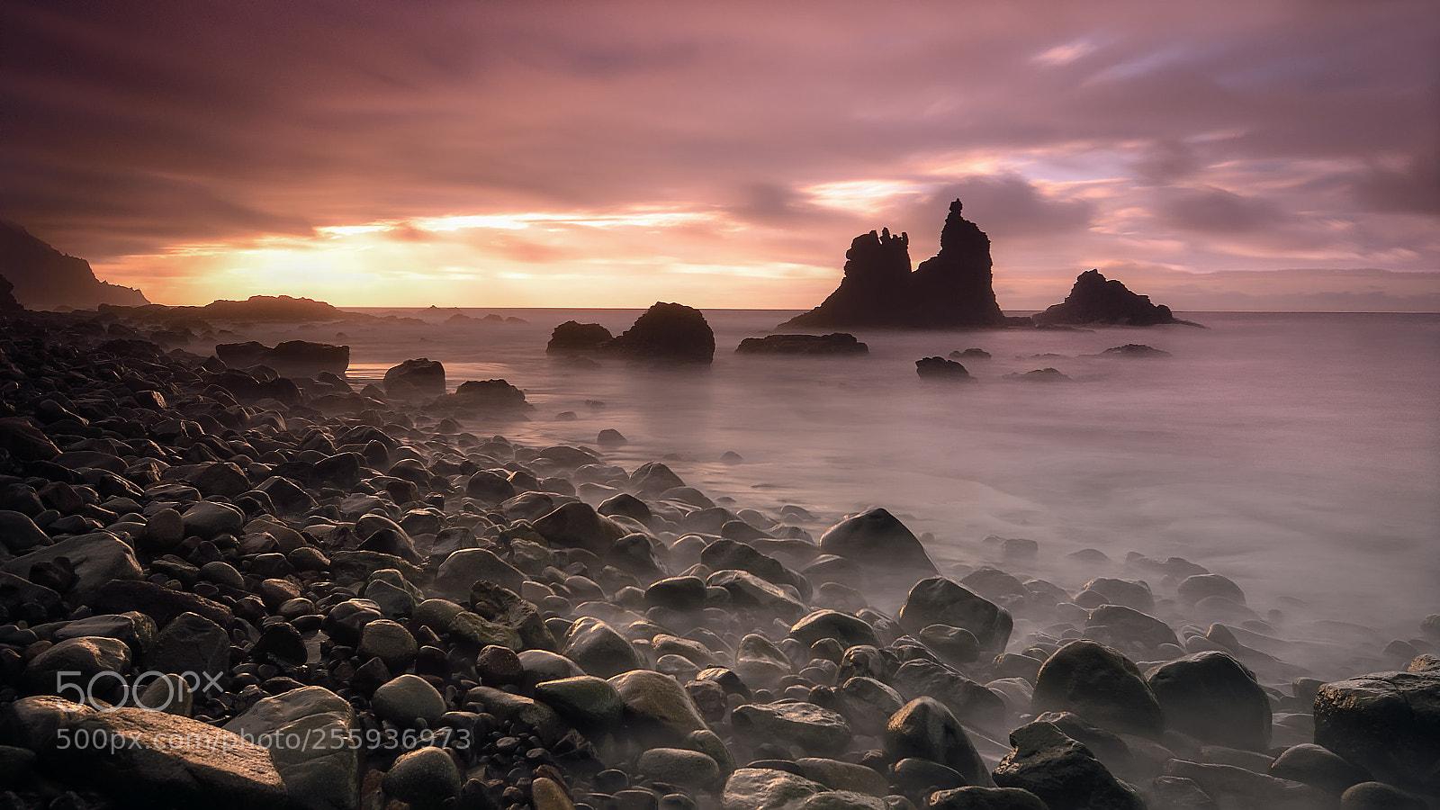 Nikon D850 sample photo. Sunset in benijo photography