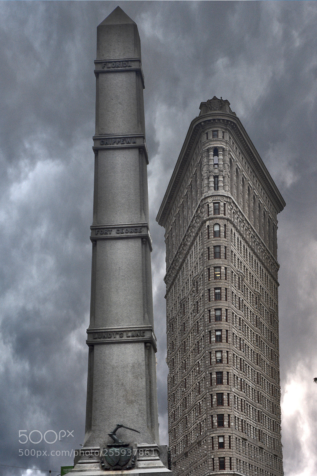 Nikon D3400 sample photo. Obelisk & flat iron photography