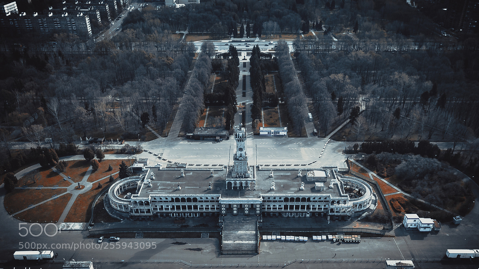 DJI FC220 sample photo. North river station, moscow photography