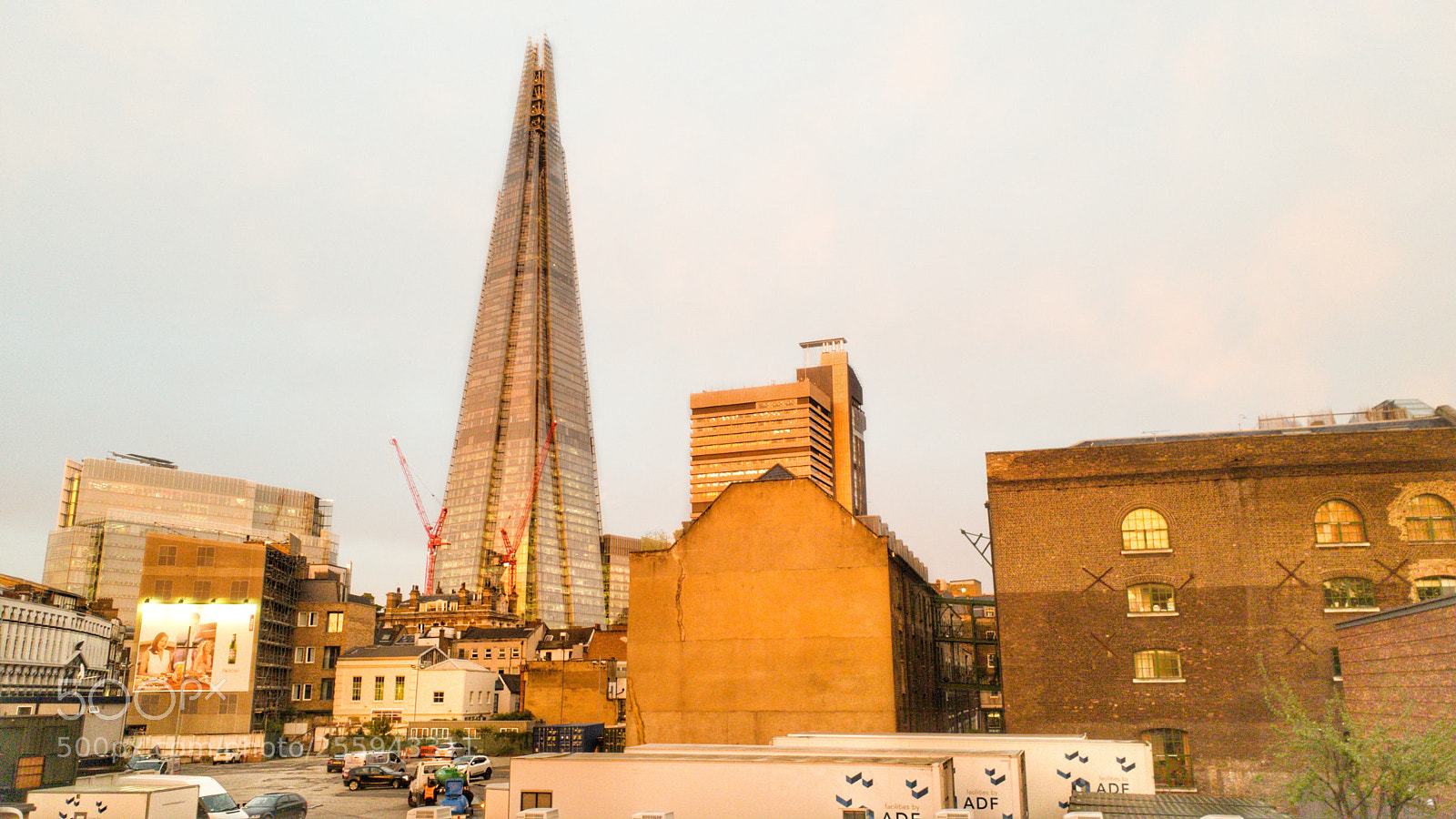 Samsung Galaxy S9 sample photo. Sunset on the shard photography
