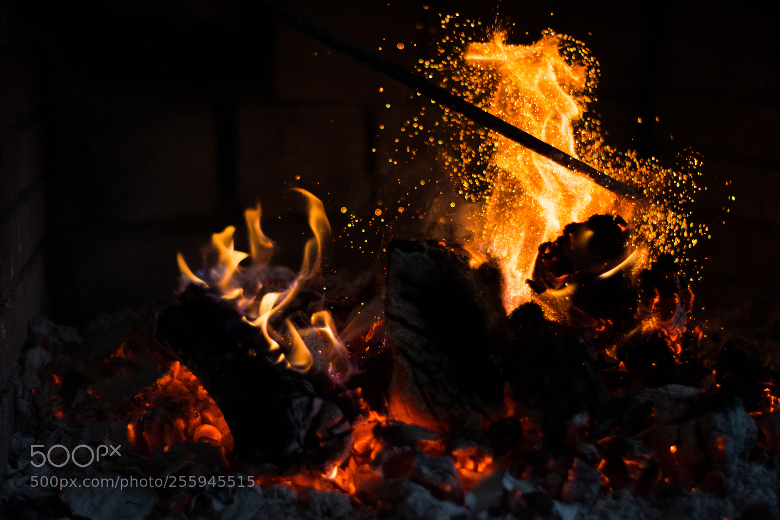 Nikon D5200 sample photo. Burn photography