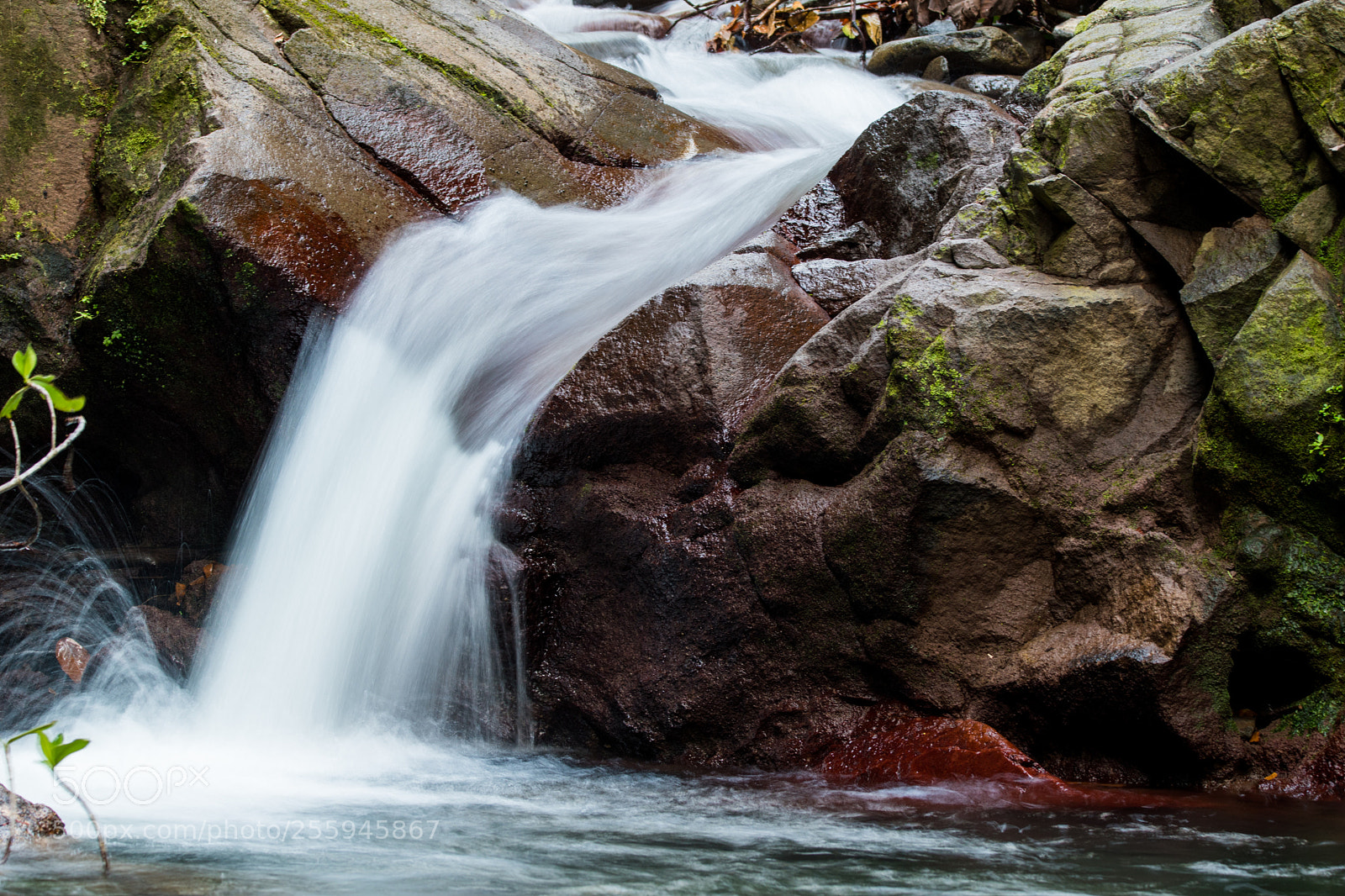Nikon D5500 sample photo. Cascade dans la jungle photography