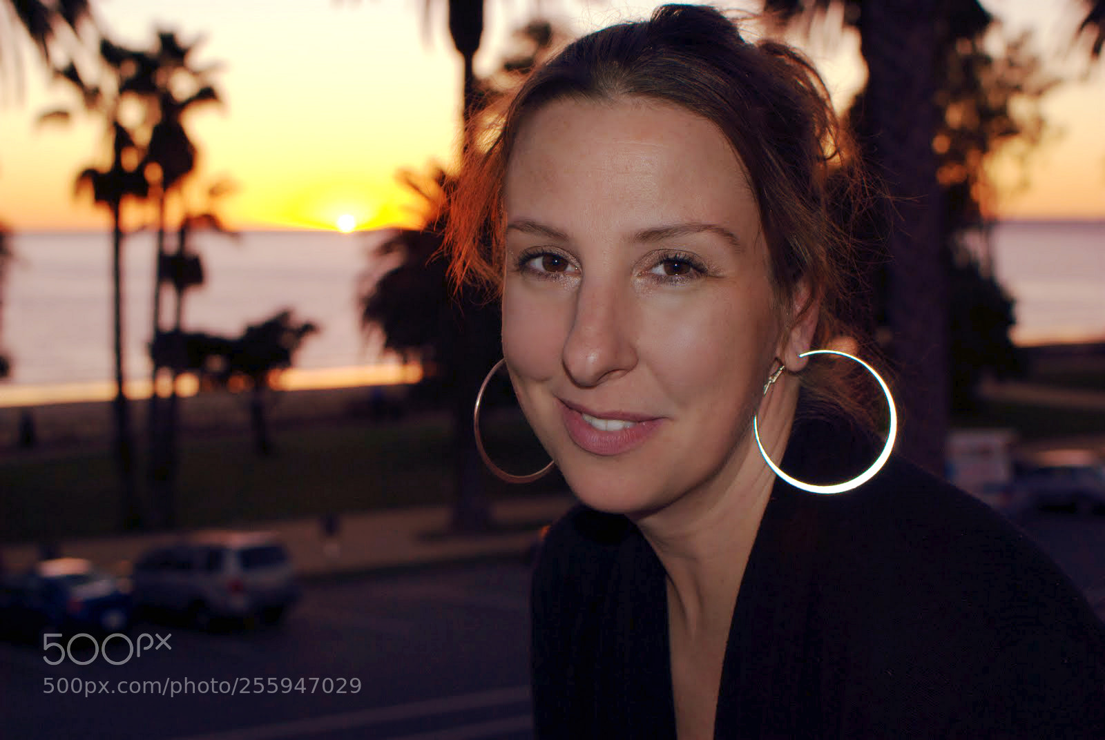 Nikon D3000 sample photo. Sunset portrait photography
