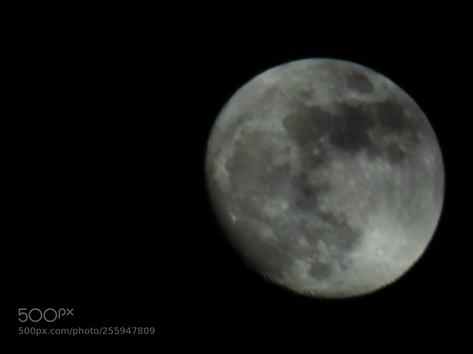 Canon PowerShot SX540 HS sample photo. Moon photography