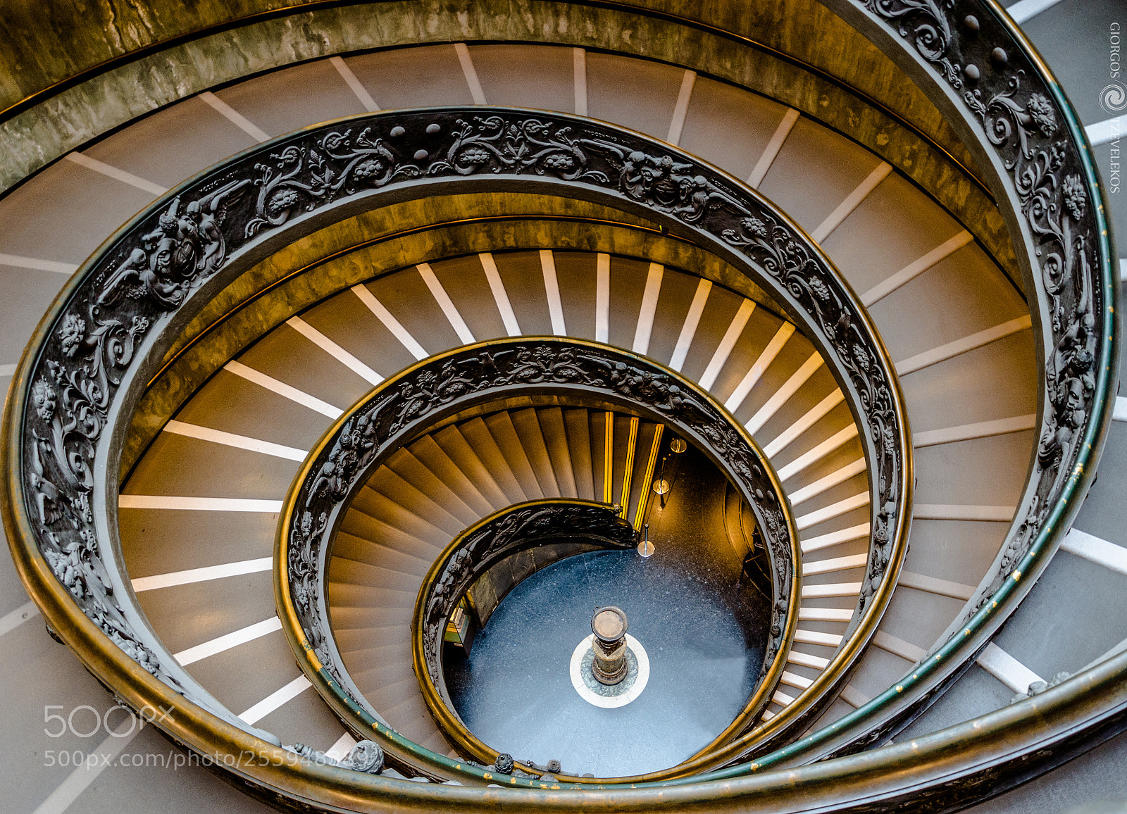 Nikon D7000 sample photo. Vatican stairs photography
