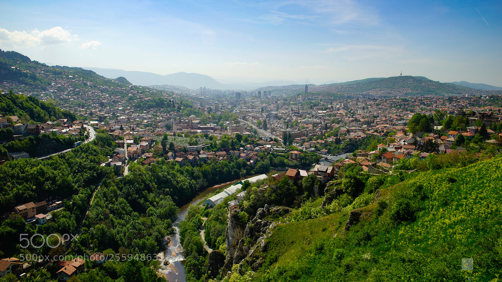 Sony SLT-A99V sample photo. Sarajevo panorama photography