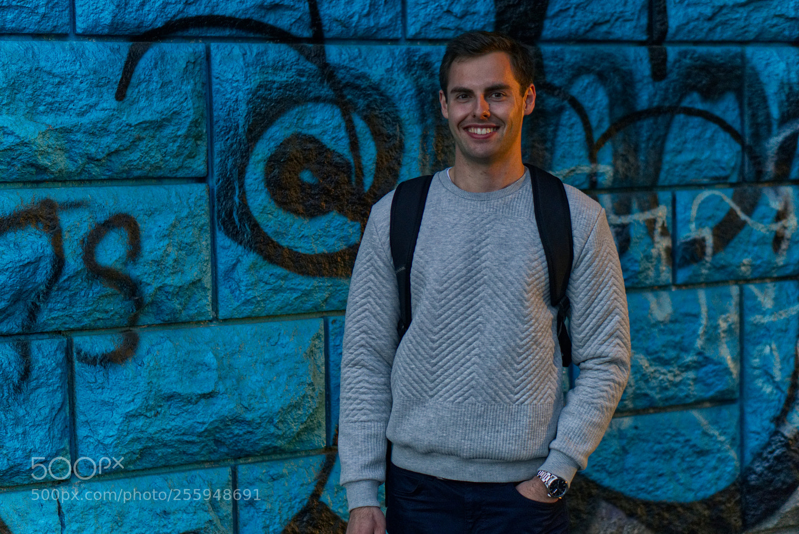 Sony a6000 sample photo. "blue portrait" photography