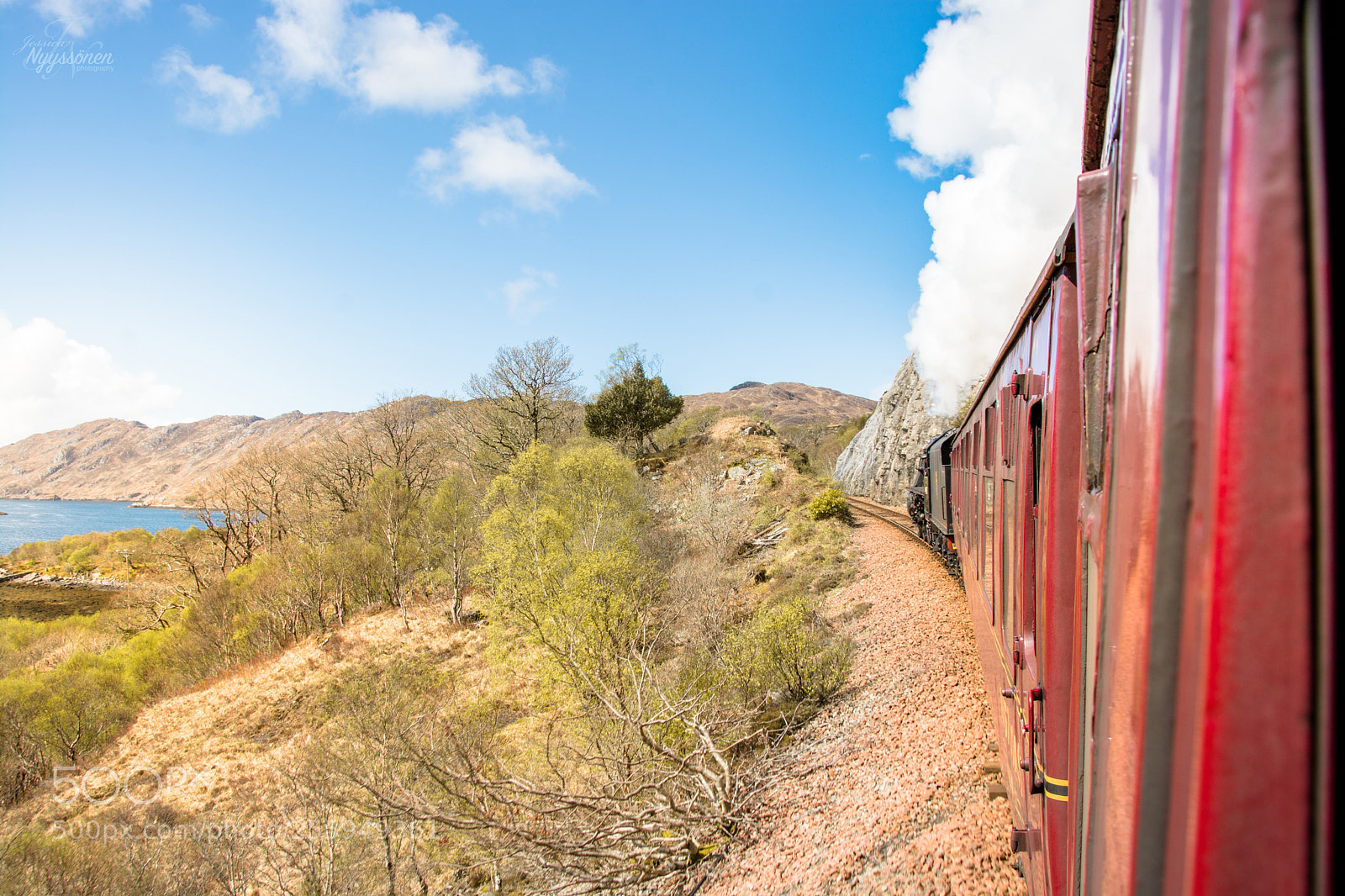 Nikon D7100 sample photo. Jacobite steam train photography