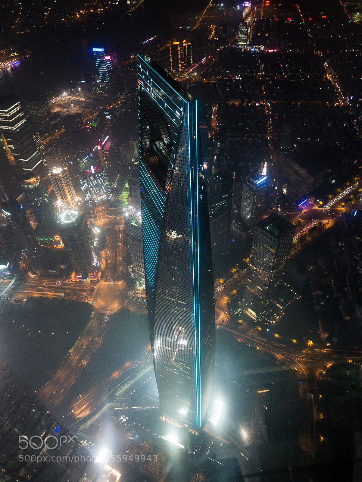 Panasonic Lumix DMC-GX7 sample photo. Shanghai world financial center photography