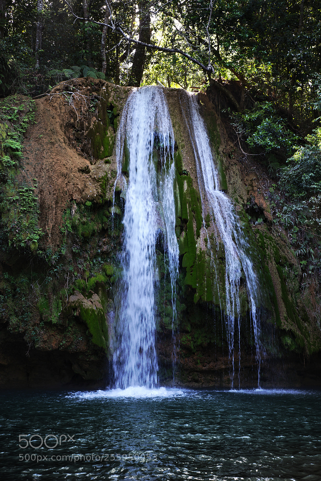Pentax K-1 sample photo. Smaller waterfall el lim photography