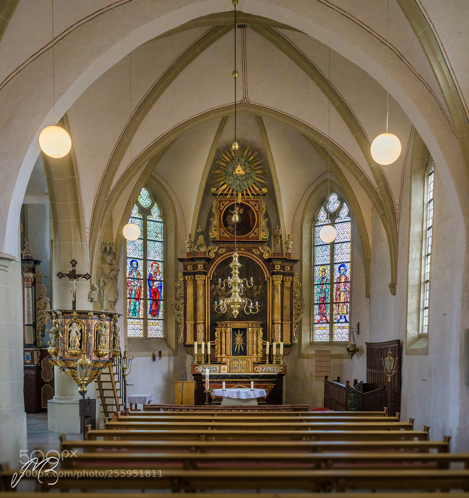 Sony a5100 sample photo. Baroque altar photography