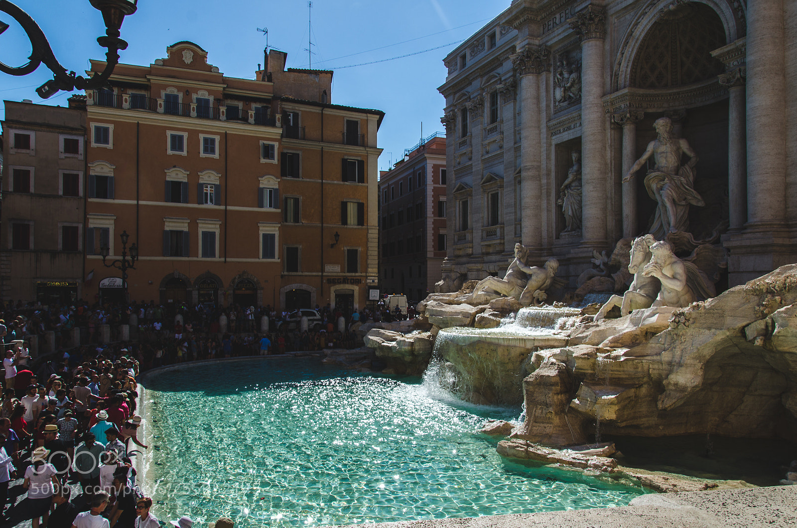 Nikon D7000 sample photo. Fontana di trevi photography