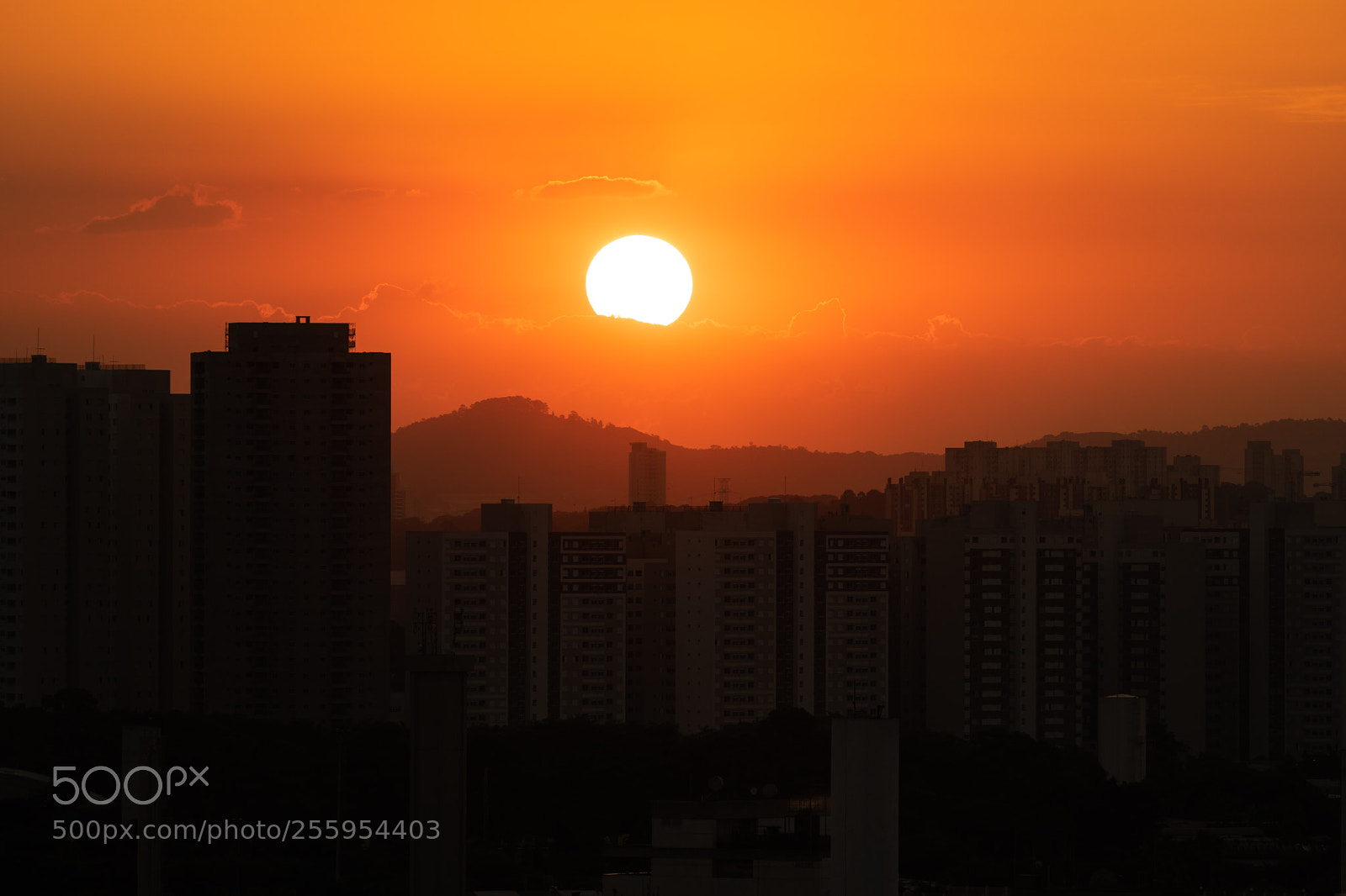 Sony a7 sample photo. City sunset photography