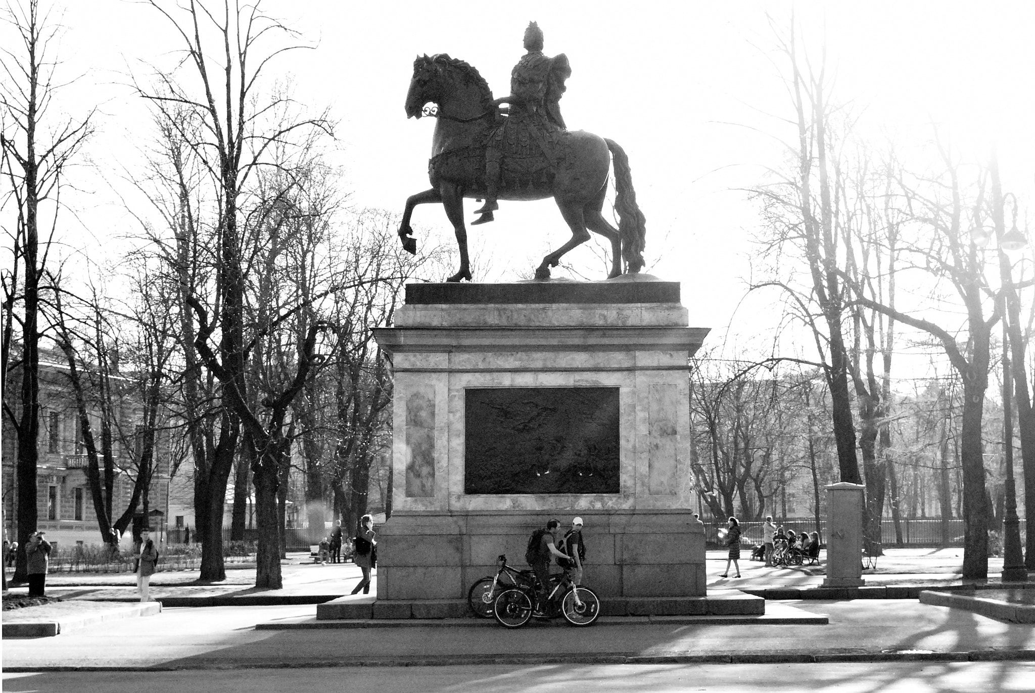 Nikon D60 sample photo. Monument to peter the great photography