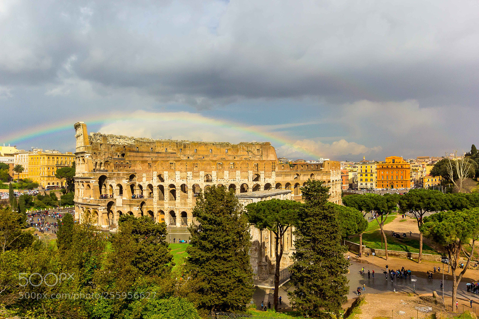 Canon EOS 60D sample photo. Colisée rainbow photography