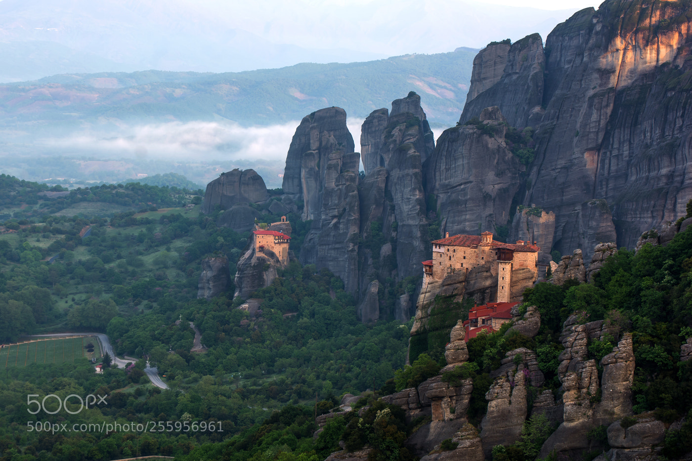 Nikon D5200 sample photo. Meteora morning photography