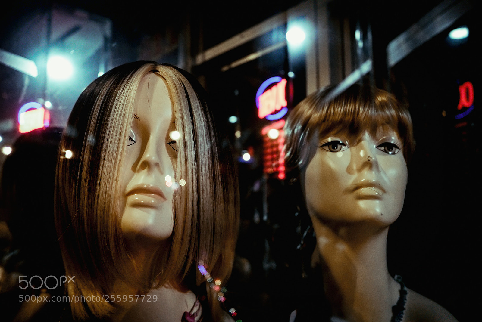 Panasonic Lumix DMC-LX100 sample photo. Wig shop photography