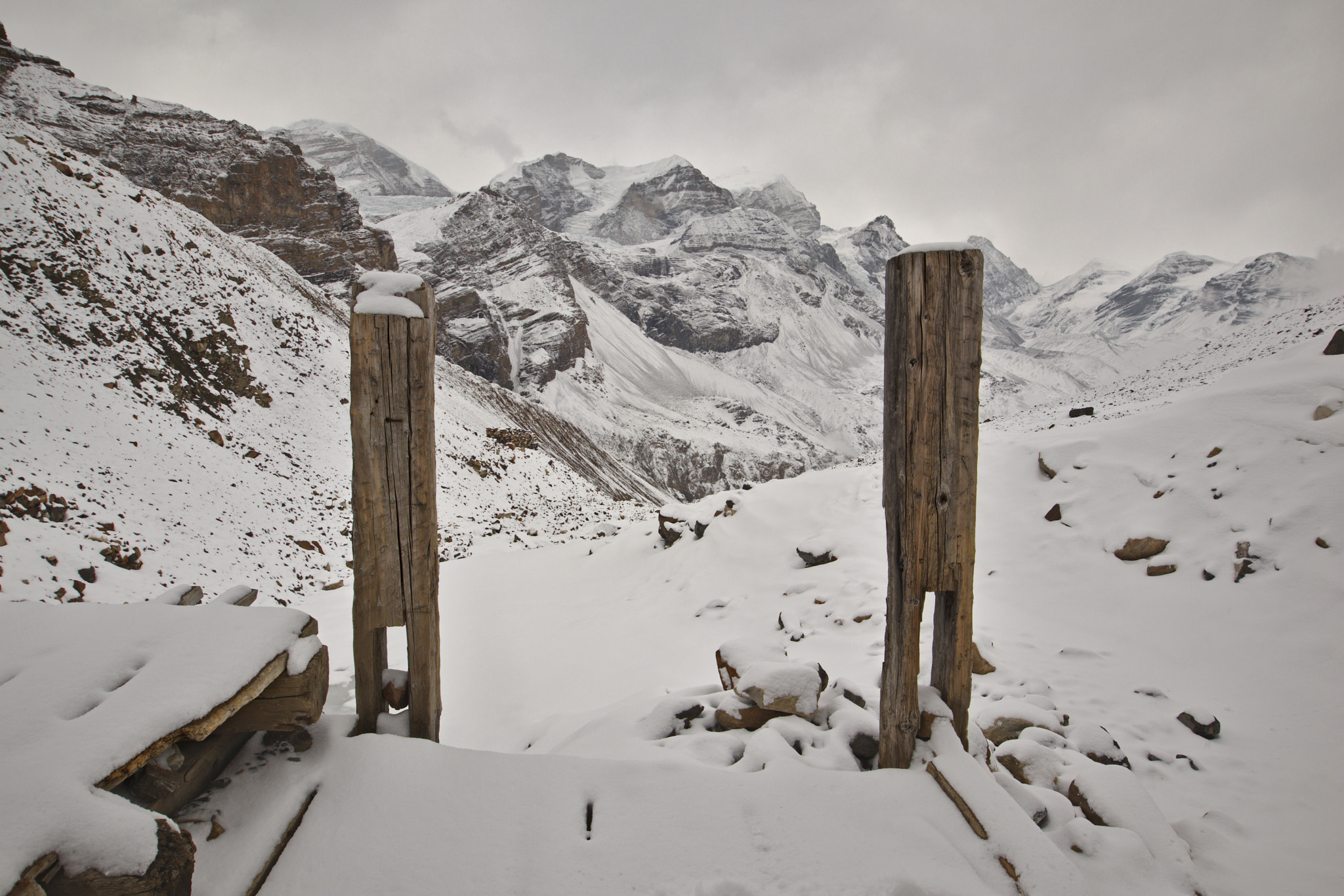 Canon EOS M5 + Canon EF-M 11-22mm F4-5.6 IS STM sample photo. On the way to thorang la photography