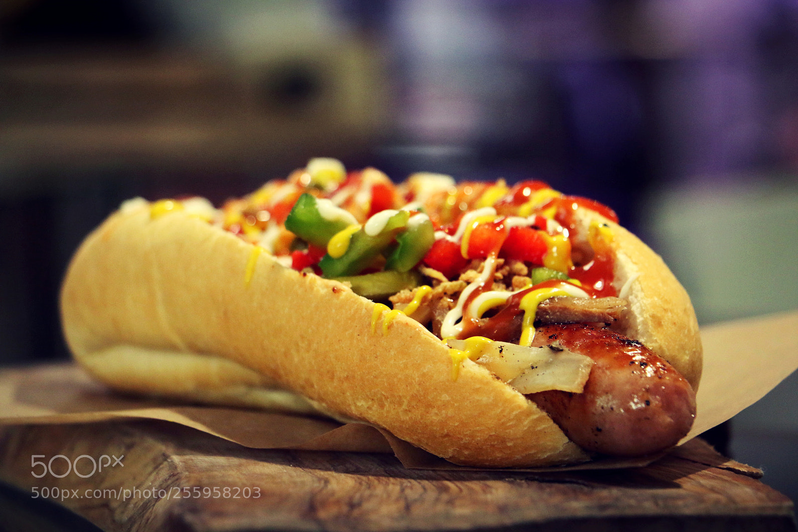 Canon EOS 70D sample photo. Hot dog photography