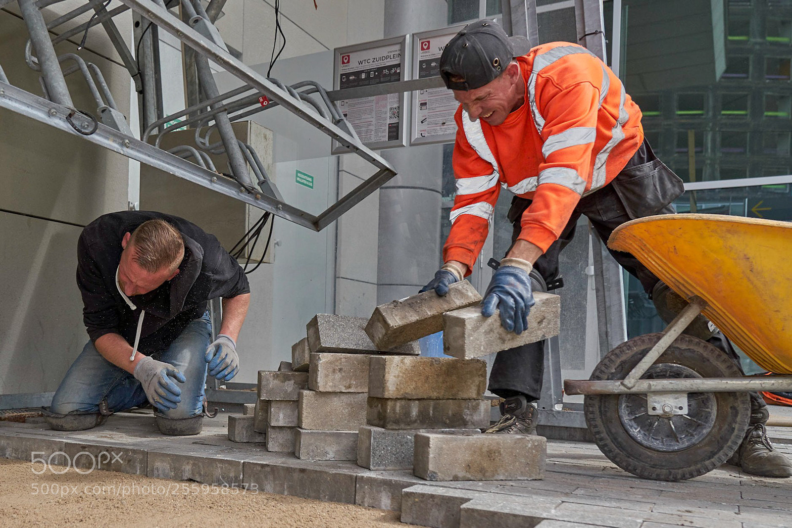 Sony a7 II sample photo. Streetworkers photography