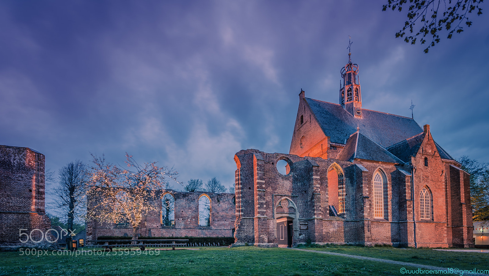 Sony a7 III sample photo. Ruïne kerk bergen photography
