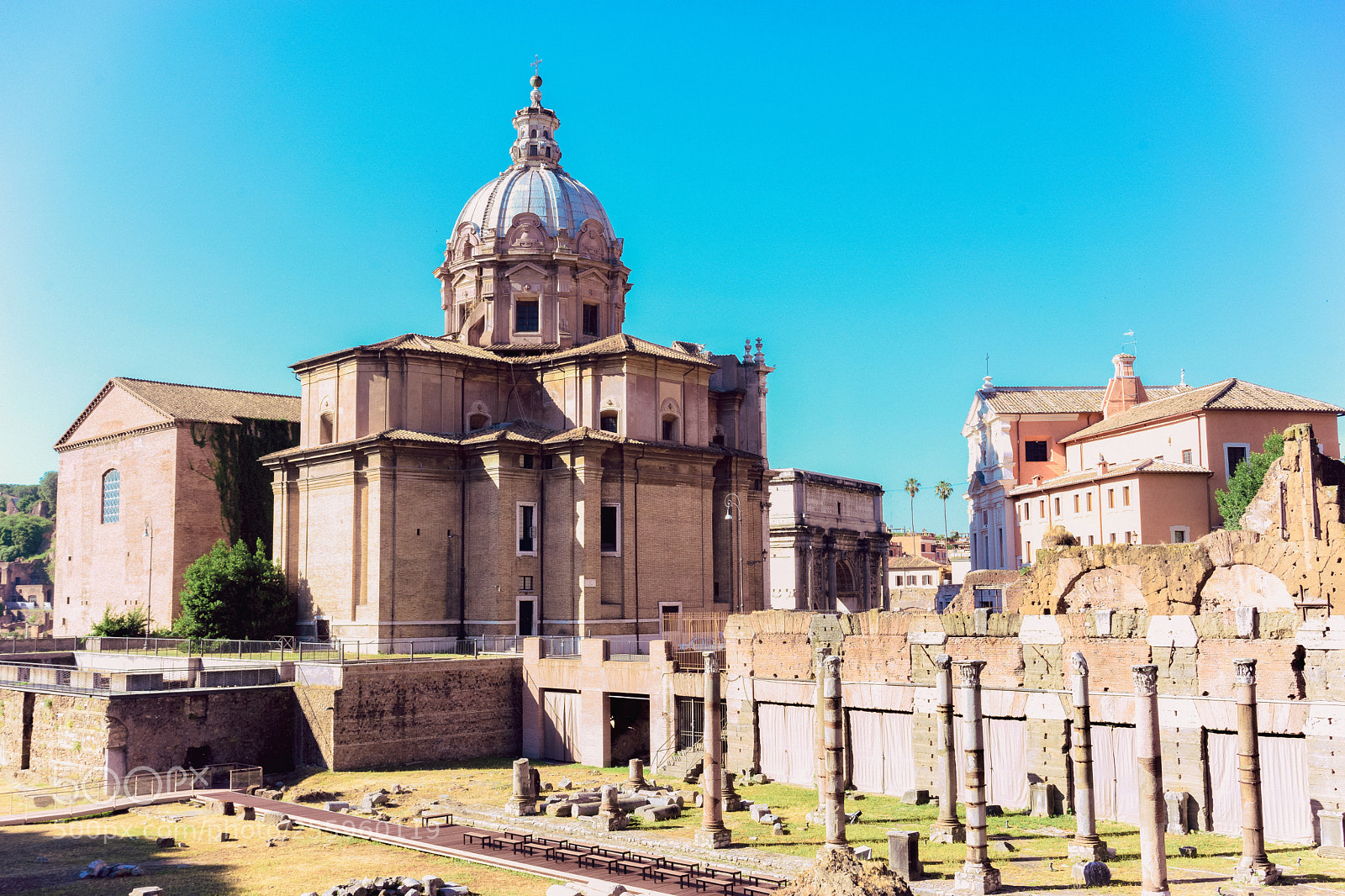 Sony a7 sample photo. Basilica aemilia photography