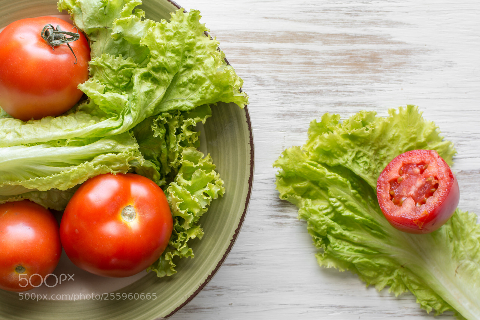 Nikon D7100 sample photo. Romaine lettuce and tomatoes photography