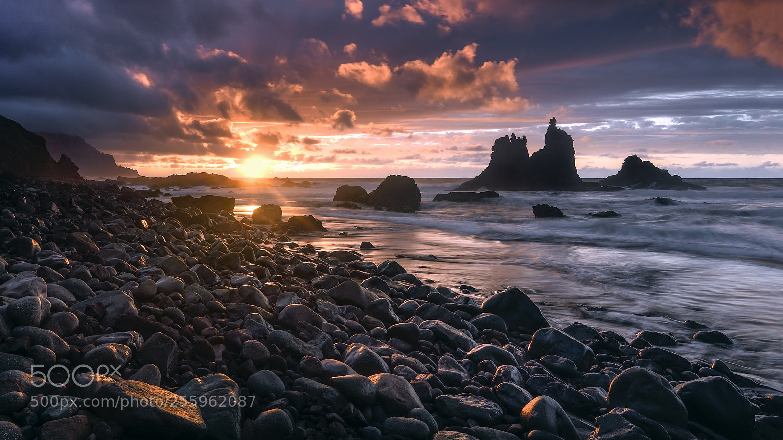 Nikon D850 sample photo. Benijo, sunset photography