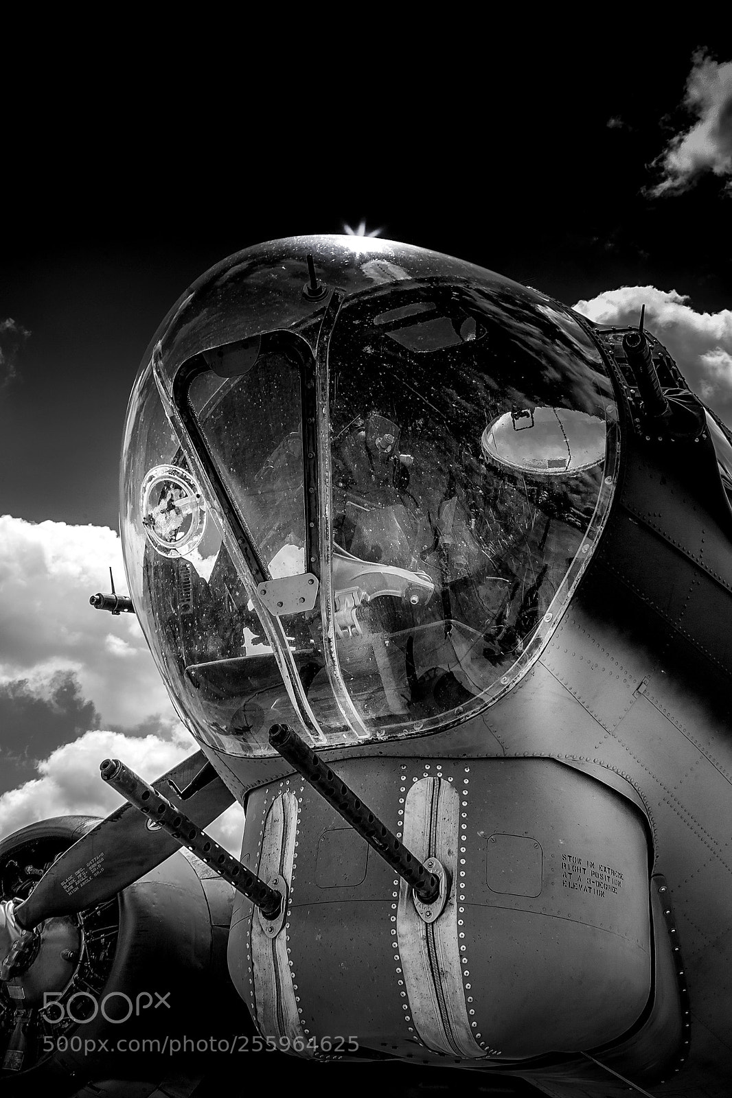 Canon EOS 5D Mark II sample photo. Texas raiders b-17 nose photography