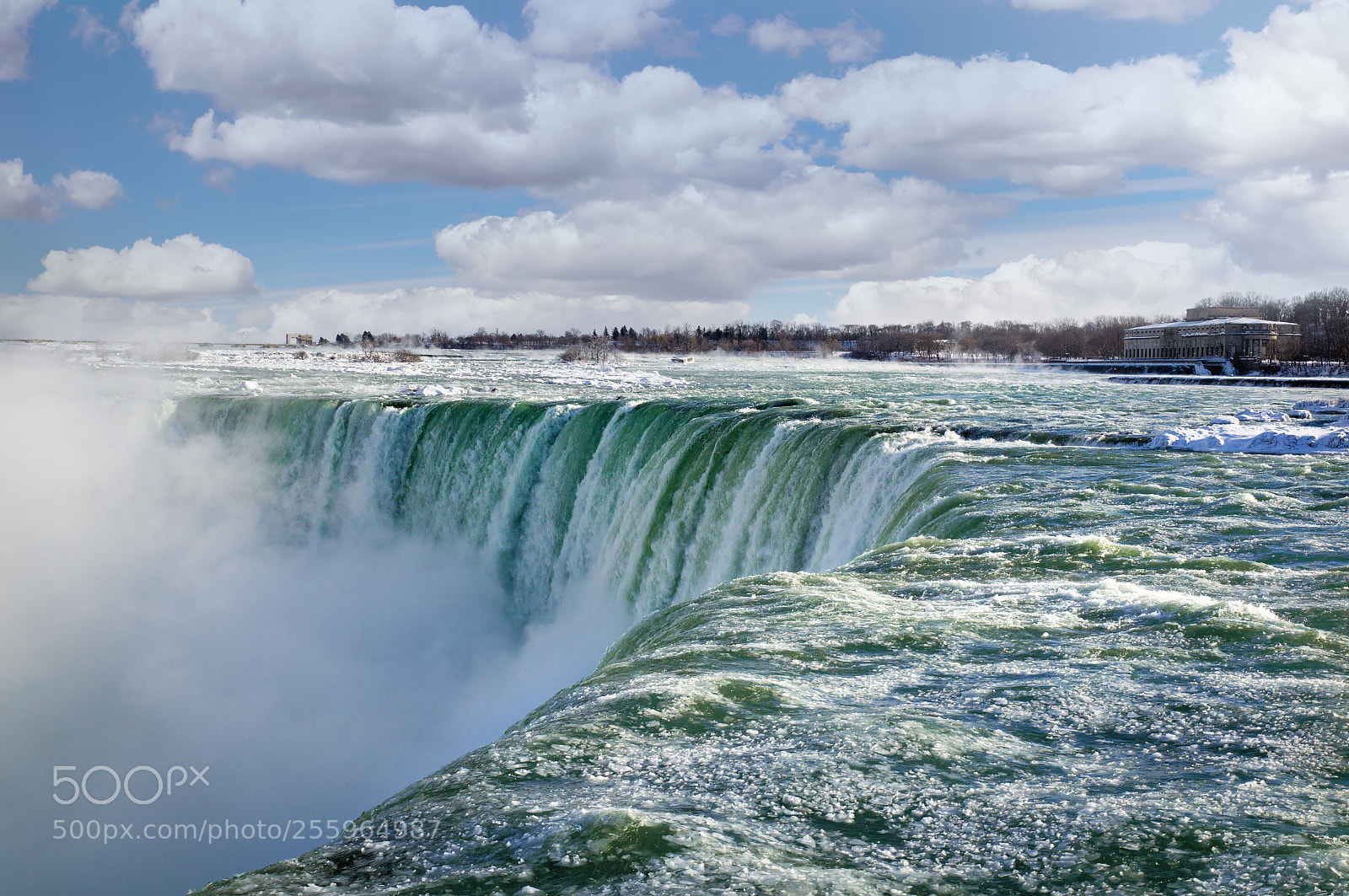 Sony SLT-A37 sample photo. Winter niagara in sunny photography