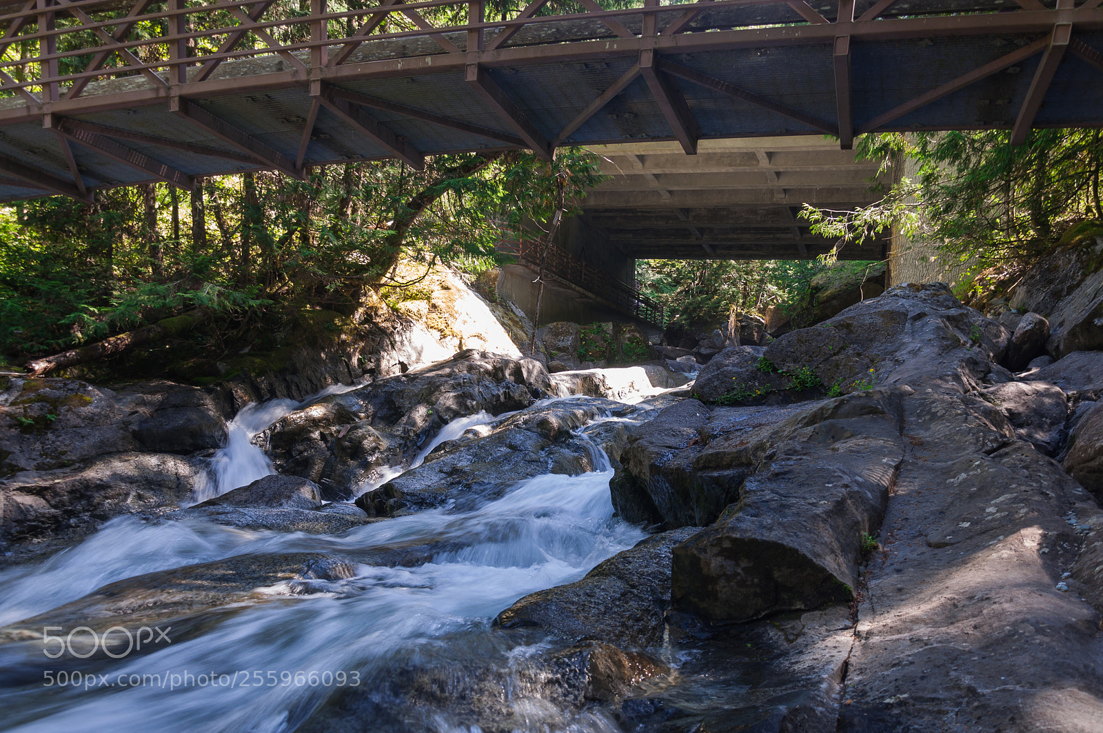 Nikon D90 sample photo. Waterflow uder bridges photography
