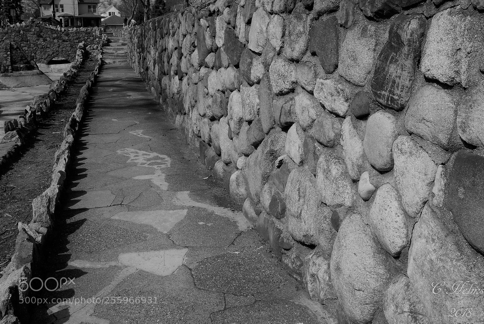Nikon D200 sample photo. Stone wall photography
