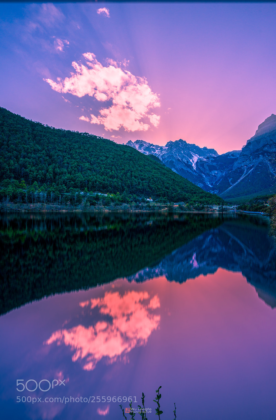 Sony a7 II sample photo. Snow mountain reflection photography