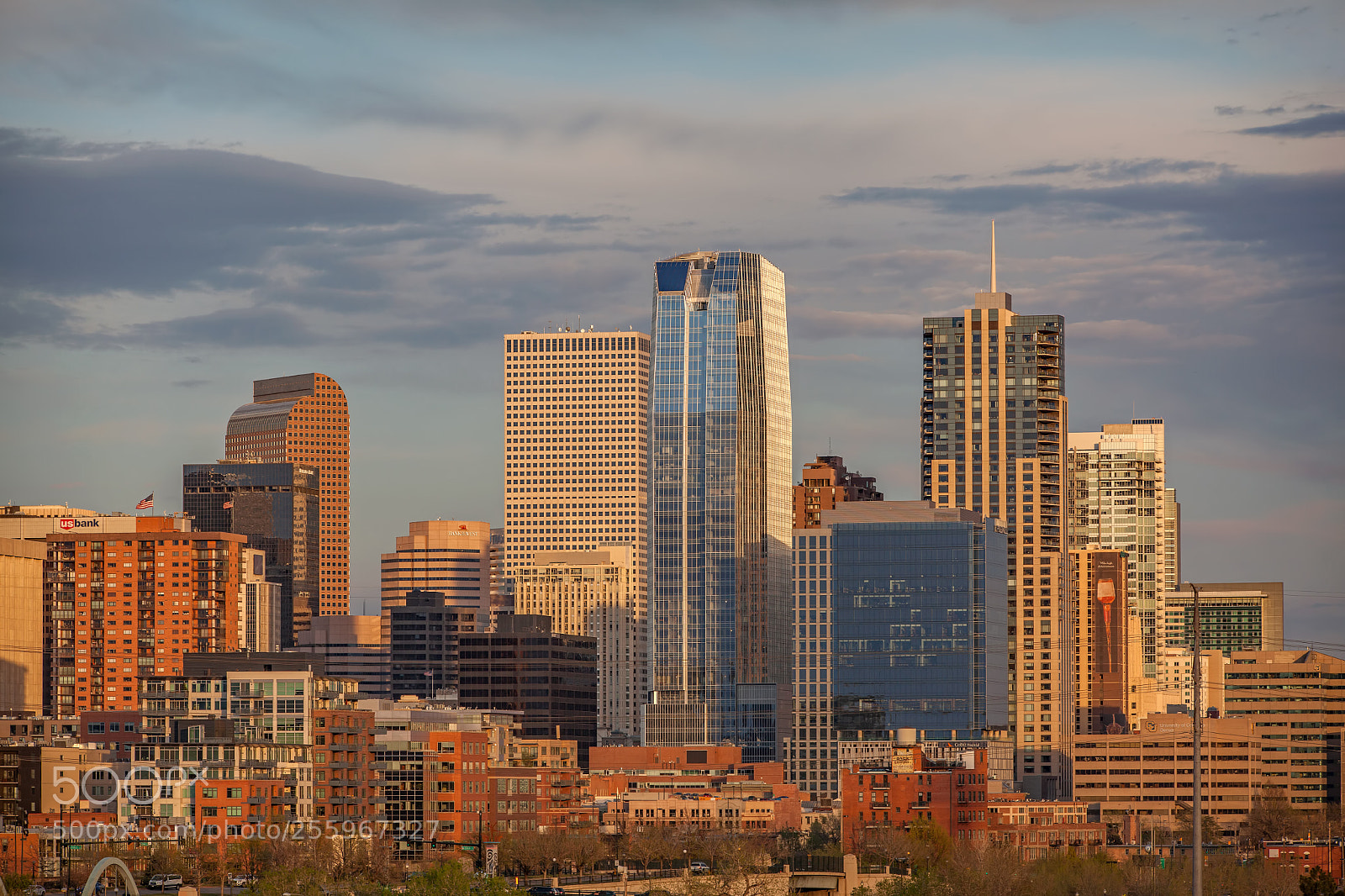 Canon EOS 5D Mark II sample photo. Denver skyline photography