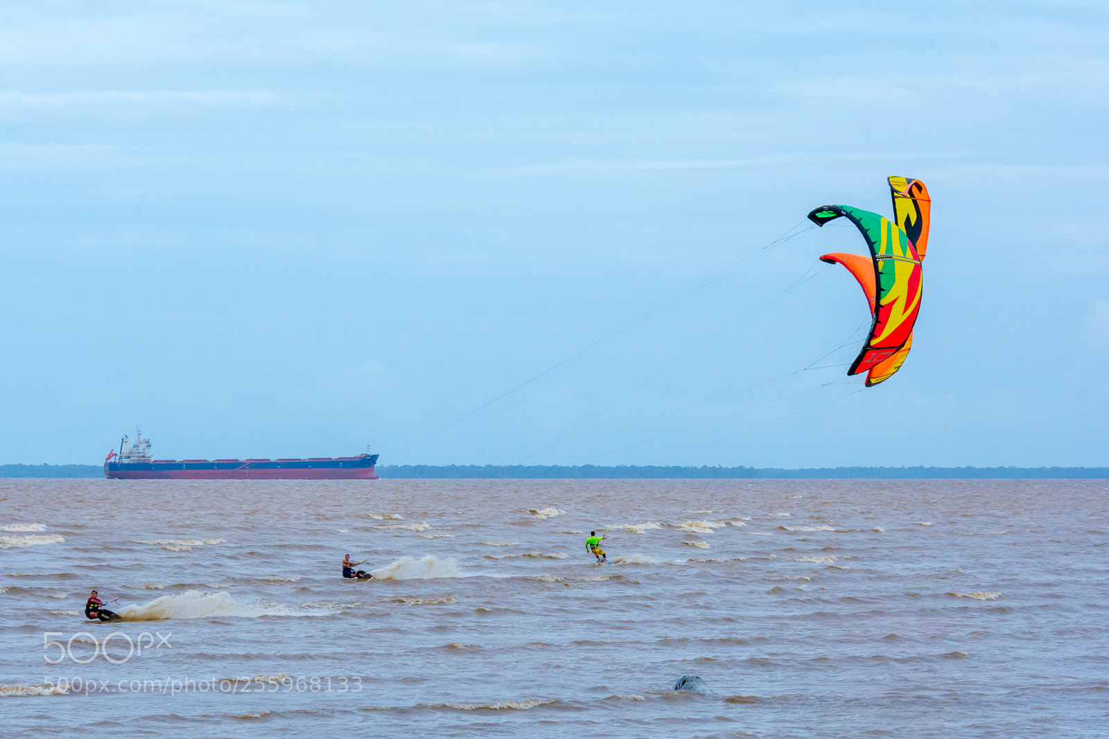 Nikon D7100 sample photo. Kitesurf in amazonas photography