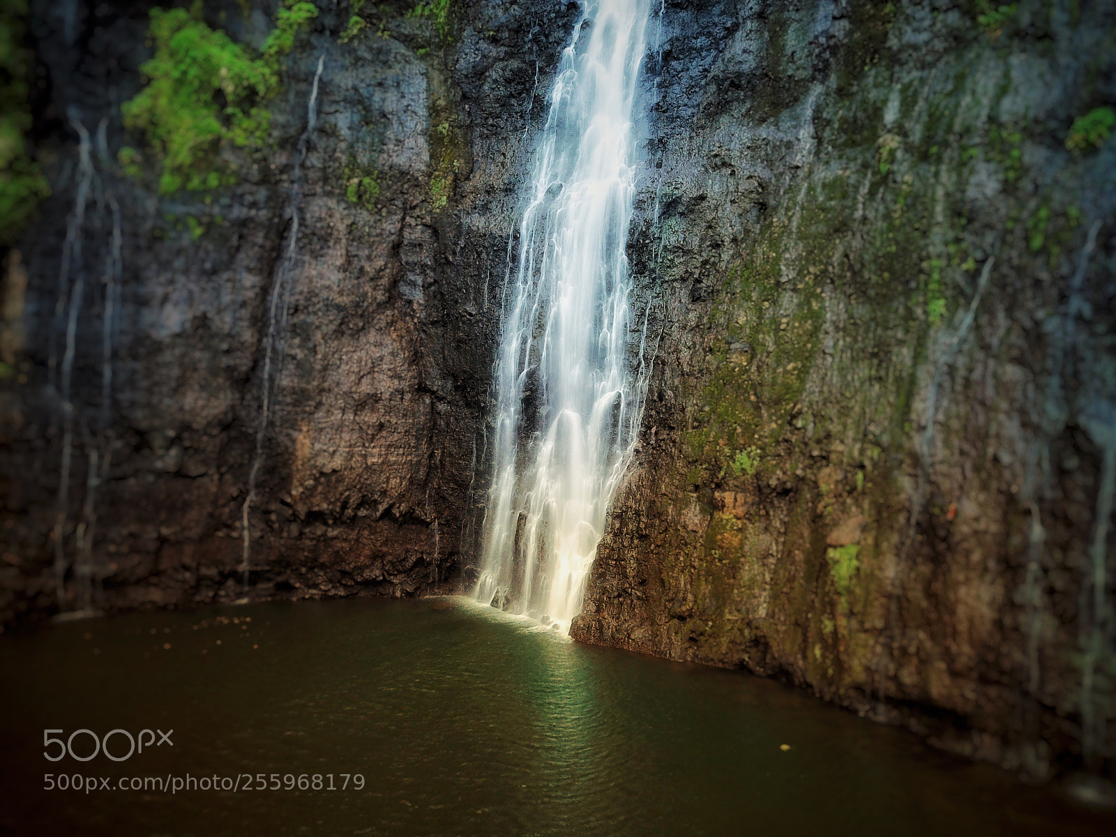 DJI FC220 sample photo. Waterfall from « les 3 cascades » photography