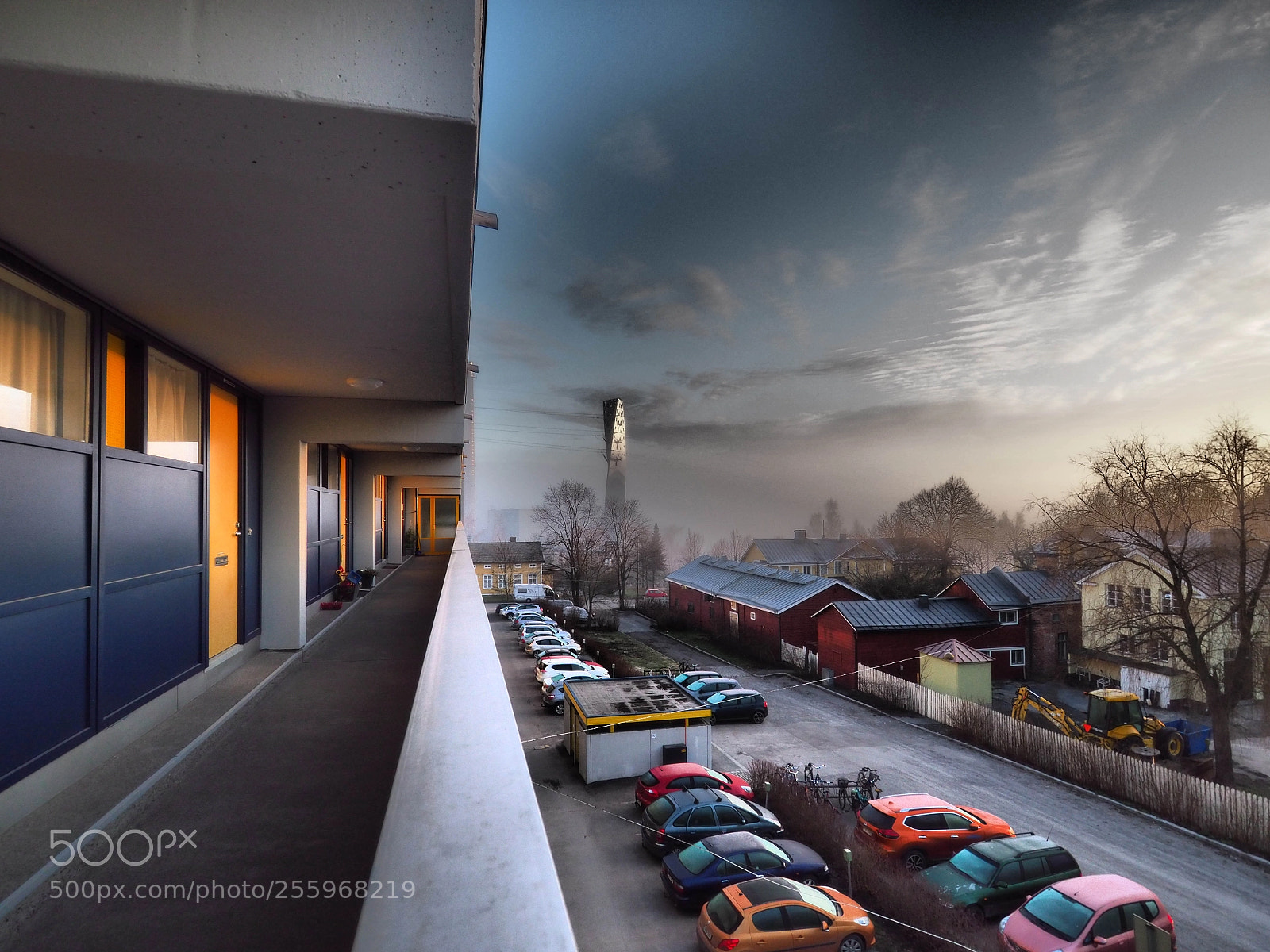 Olympus PEN-F sample photo. Morning mist photography